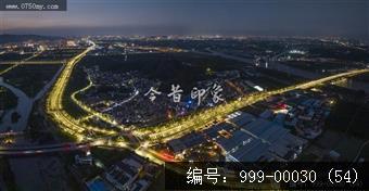 航拍茶坑村