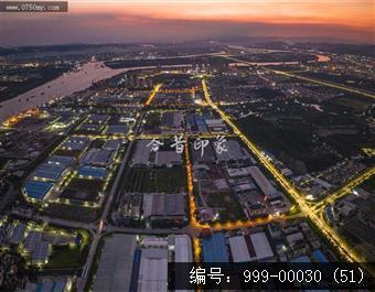 航拍茶坑村