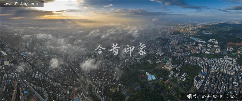 会城全景_航拍,全景图,城市景色