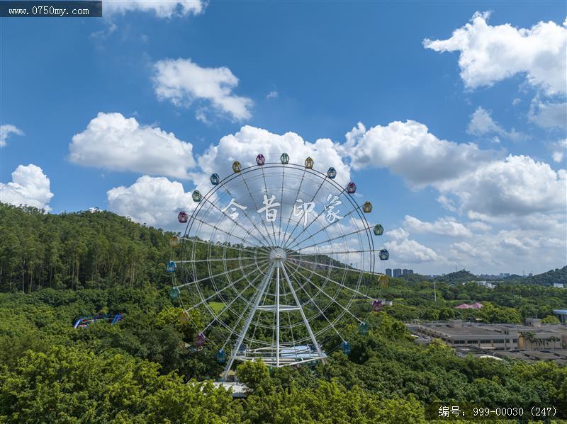 滑草场_航拍,旅游景点