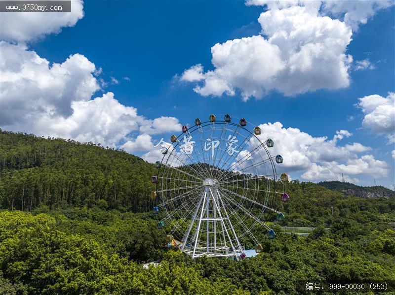滑草场_航拍,旅游景点
