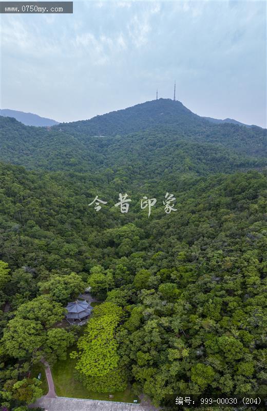 航拍圭峰山_航拍,旅游景点,自然景观
