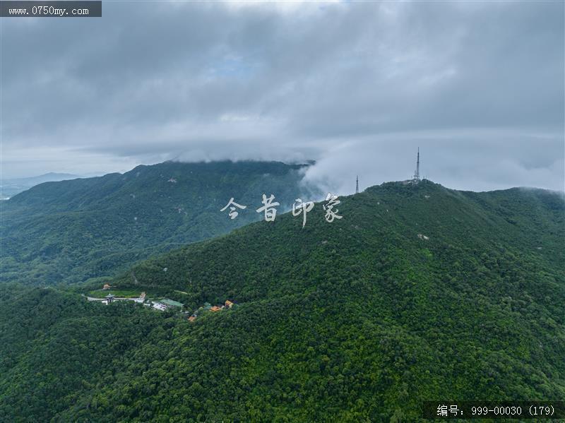 航拍圭峰山_航拍,旅游景点,自然景观