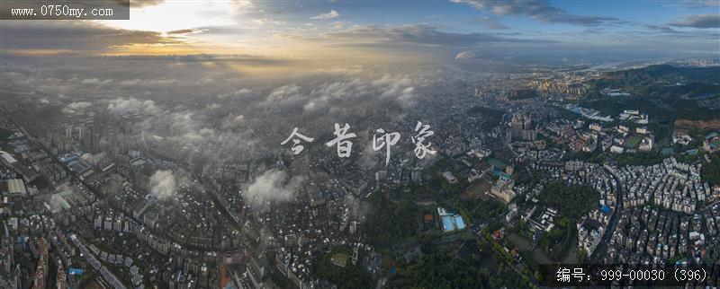 会城全景_航拍,全景图,城市景色