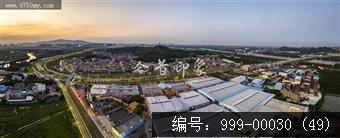 航拍茶坑村