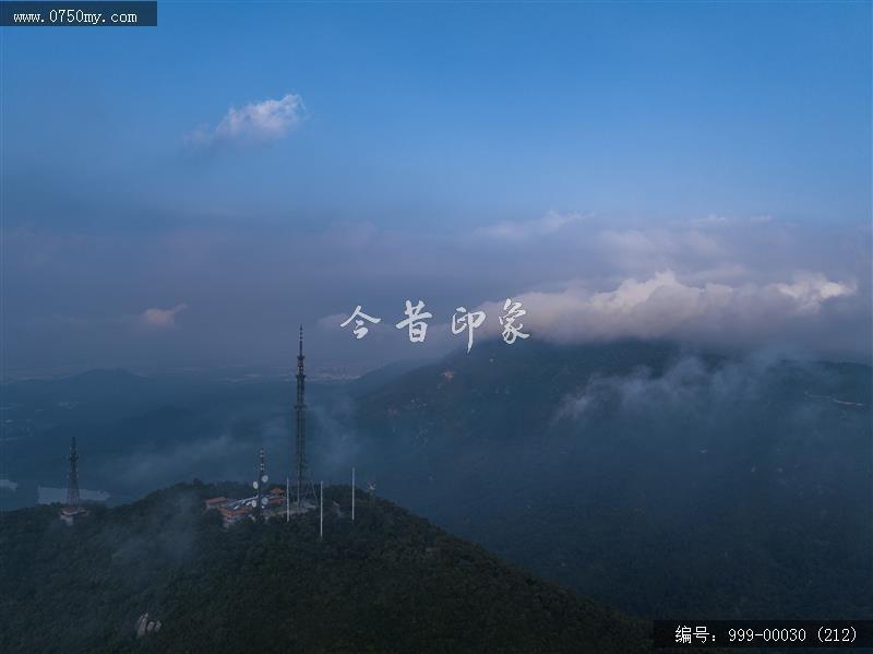 航拍圭峰山_航拍,旅游景点,自然景观