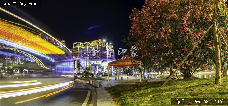 冈州广场_城市景色,夜景