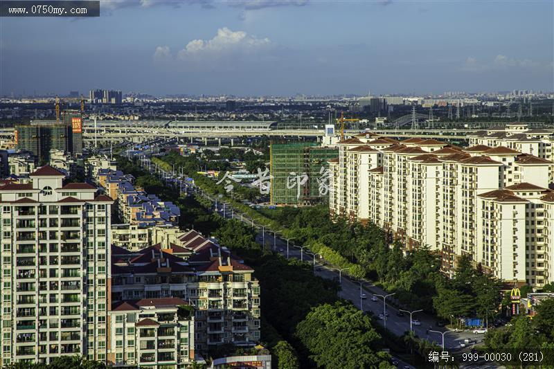 航拍会城城区_航拍,城市景色