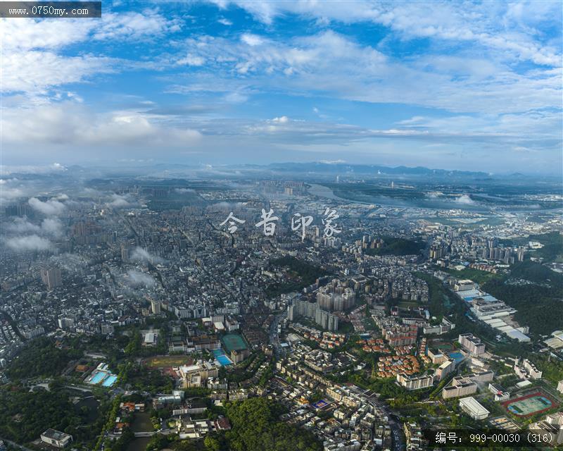 航拍会城城区_航拍,城市景色