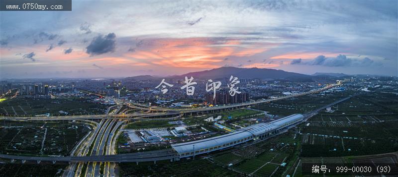 航拍东甲立交_航拍,交通