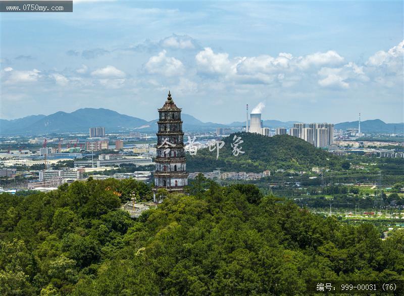 凌云塔_航拍,旅游景点,地标