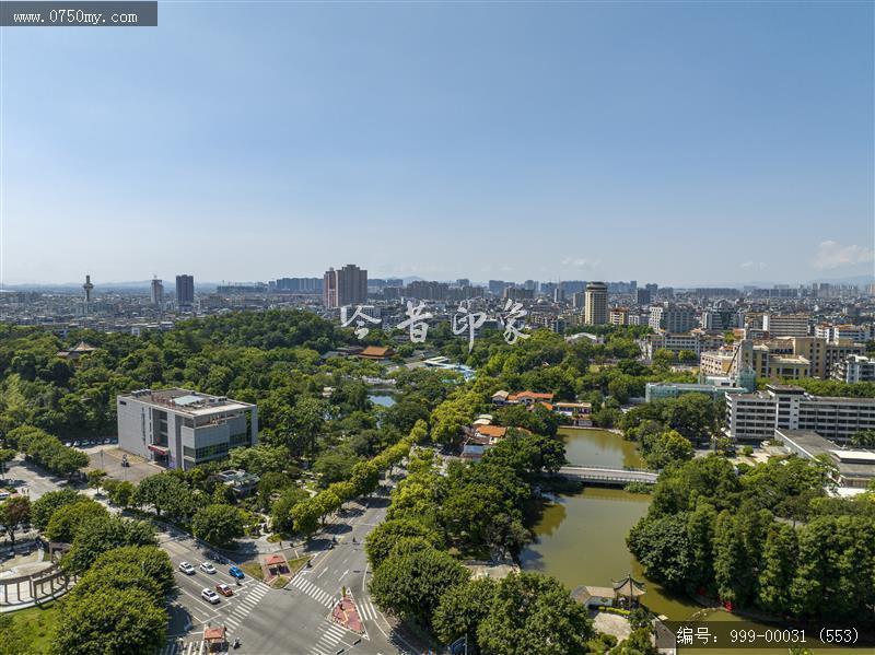 新会美术馆_航拍,城市景色
