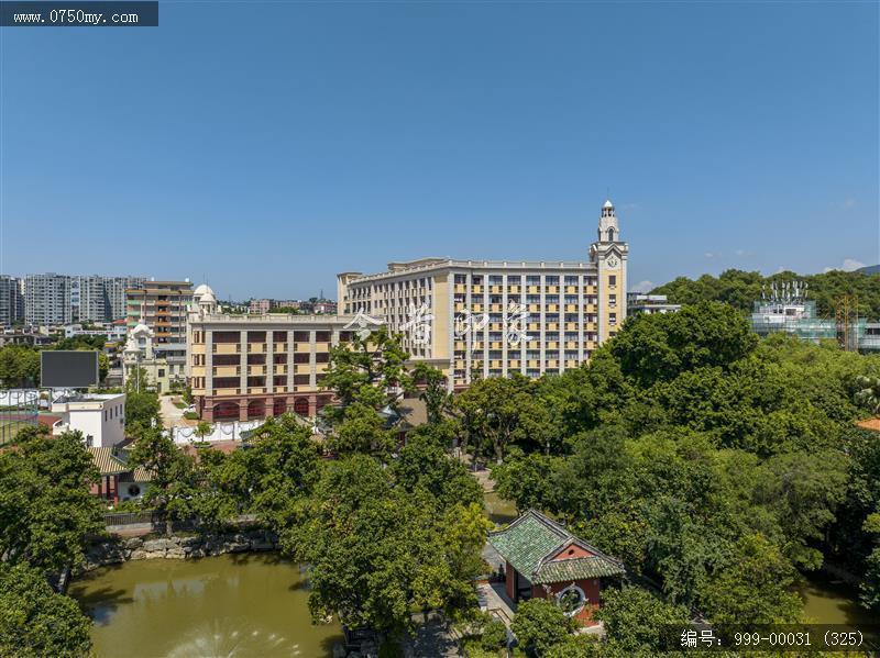 平山小学_学校,航拍