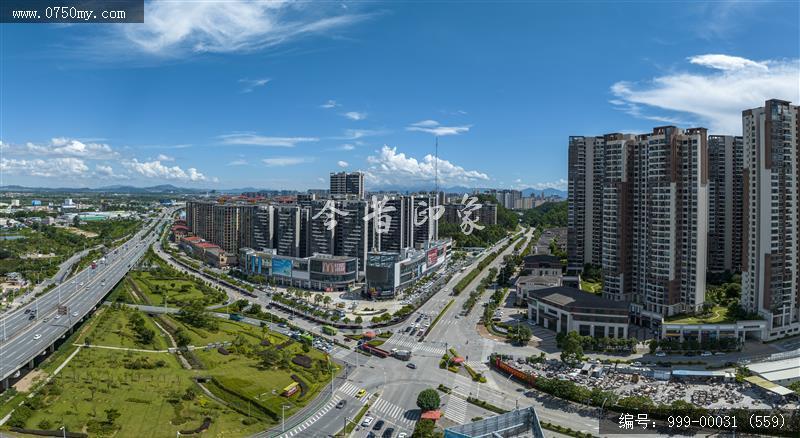 新熙花园_城市景色,航拍