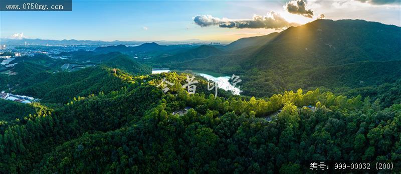 圭峰山_航拍,旅游景点,自然景观