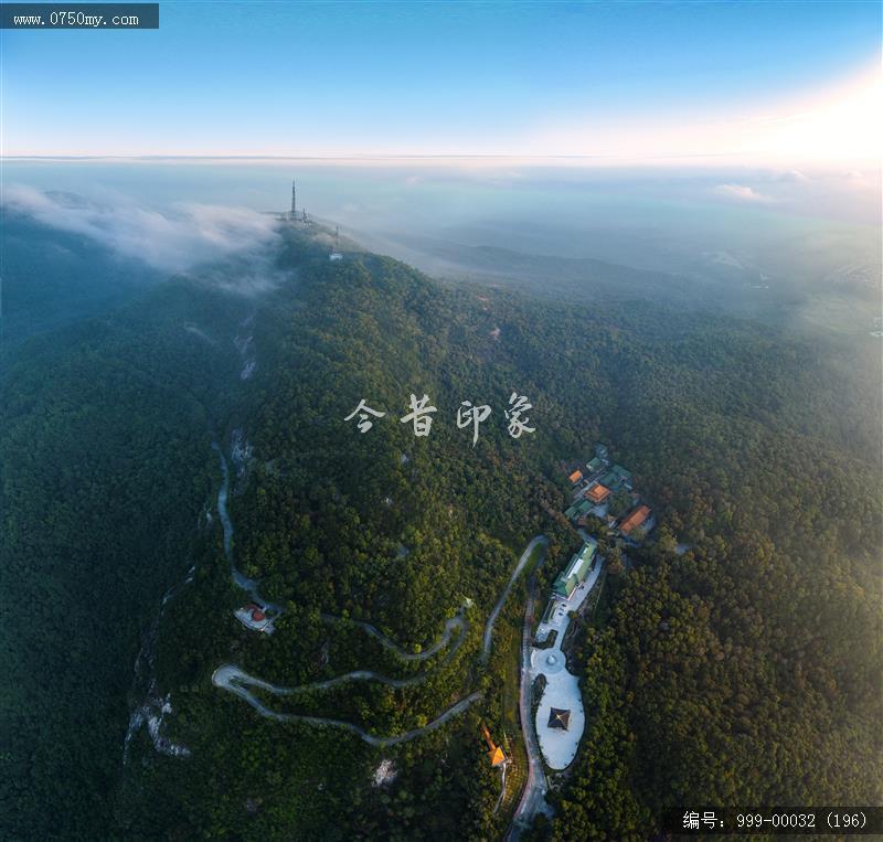 圭峰山_航拍,旅游景点,自然景观