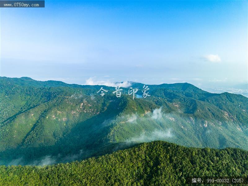 圭峰山_航拍,旅游景点,自然景观