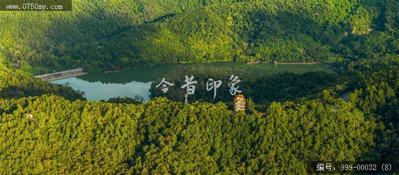 碧霞楼_航拍,景点,圭峰山