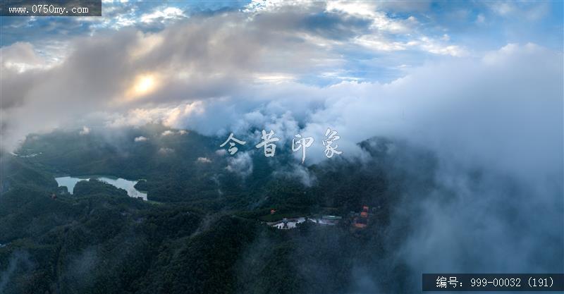 圭峰山_航拍,旅游景点,自然景观