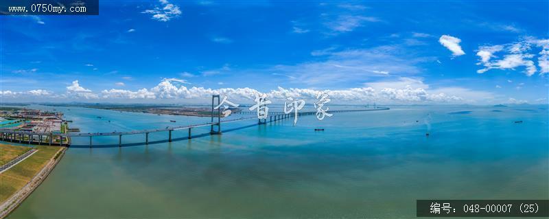 深中通道_航拍,交通水利