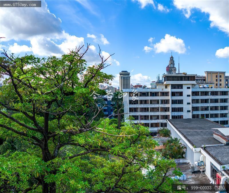 冈州宾馆_航拍,城市景色