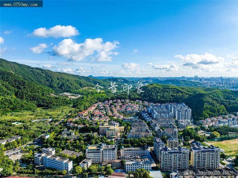 会城全景_航拍,城市景色