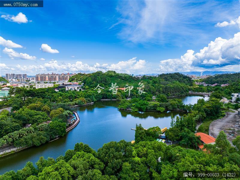 玉湖_航拍,旅游景点