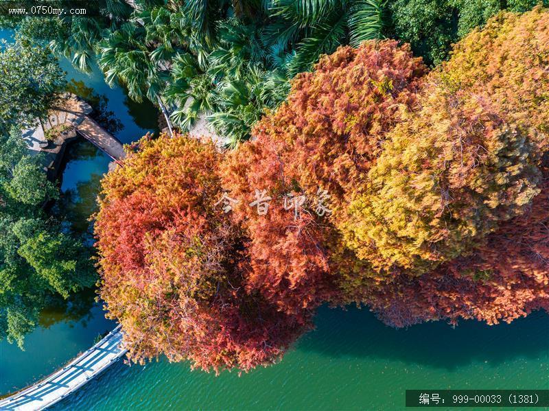 玉湖_航拍,旅游景点