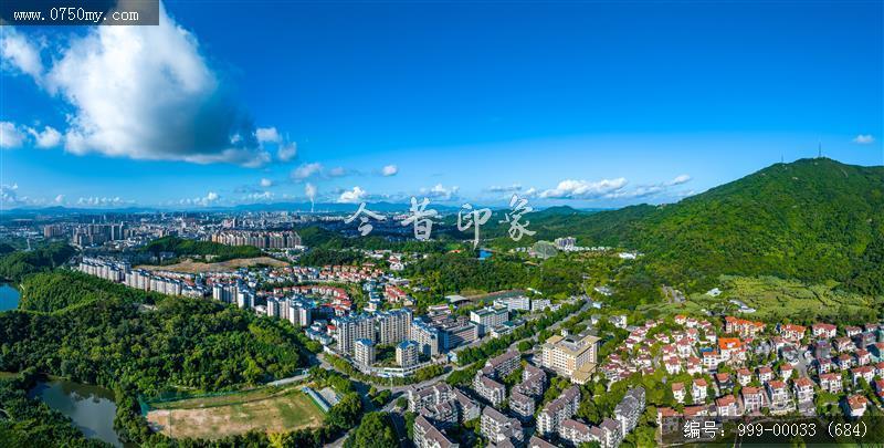 会城全景_航拍,城市景色
