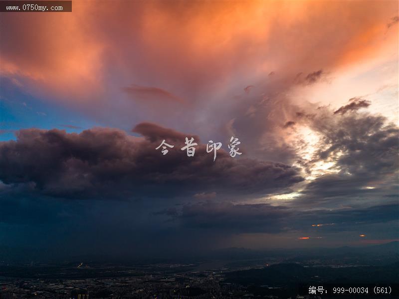 极端天气_航拍,天气
