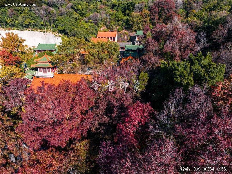 玉台寺_航拍,圭峰山,玉台寺