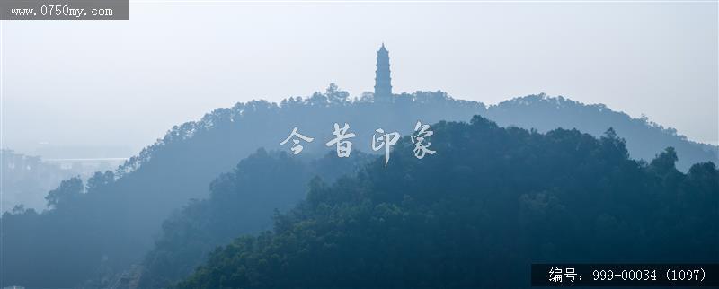 凌云塔_航拍,旅游民俗