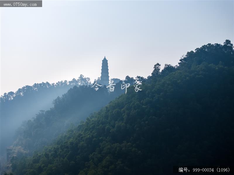 凌云塔_航拍,旅游民俗